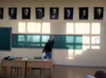 Результат отсутствия солнцезащитных штор в аудитории 301