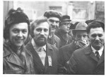 кінець 70-х. На демонстрації: В.І.Фареник, А.Г.Покроєв, О.А.Лучанінов, В.В.Ангелейко, І.М.Адаменко, Є.П.Нечипоренко