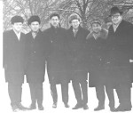 січень 1972 року. Зустріч теоретиків випуску 1961 року: Омелаєнко, Сименог, О.С.Бакай, Льовшин, І.М.Адаменко, В.Рожков