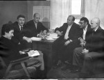 1978 год. Заседание КТЯФ. Нина Васильевна Евтеева, В.И. Приходько, В.П. Демуцкий, Ю.А. Кирочкин, В.Г. Зима, В.Д. Ходусов